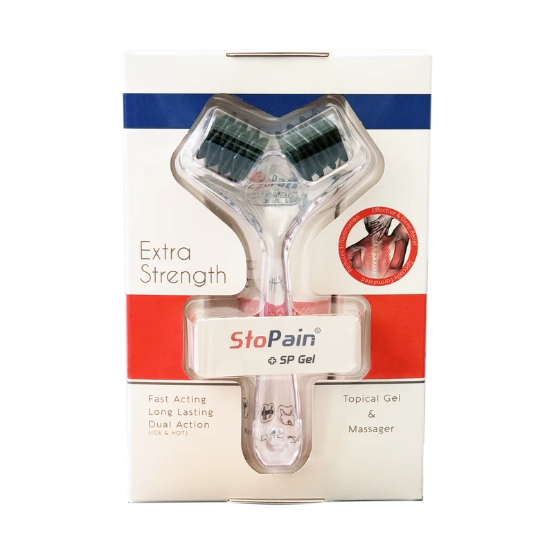 استوپین ماساژور دستی به همراه کرم بدن استوپین حجم ۱۰۰ میلی لیتر