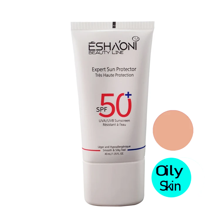 اشااونی کرم ضد آفتاب رنگی شماره 01 رنگ روشن پوست چرب