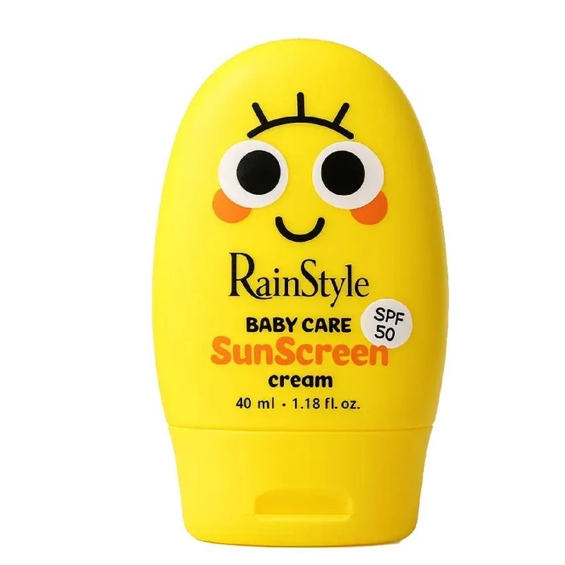 کرم ضد آفتاب بی رنگ کودک رین استایل (SPF50) (40 میلی لیتر)