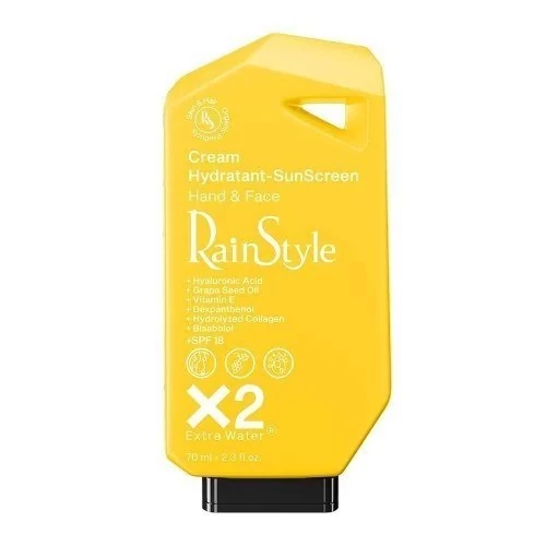 کرم ضدآفتاب و آبرسان رین استایل (انواع پوست) (SPF18) (70 میلی لیتر)