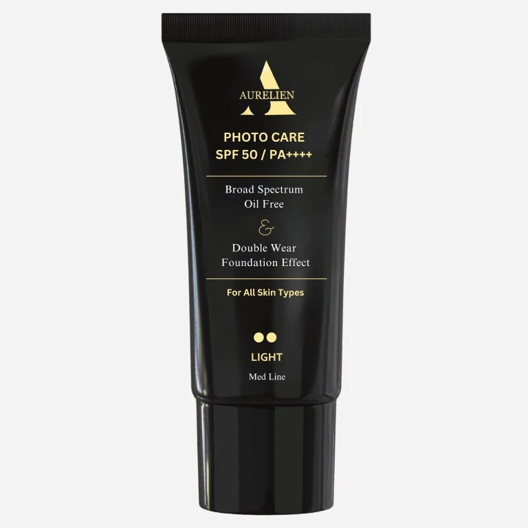 کرم ضد آفتاب فاقد چربی اورلین (رنگ روشن لایت) (SPF50) (40 میلی لیتر)